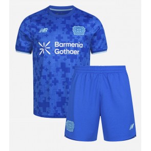 Bayer Leverkusen Jarell Quansah #4 Tredjetrøje Børn 2025-26 Kortærmet (+ Korte bukser)